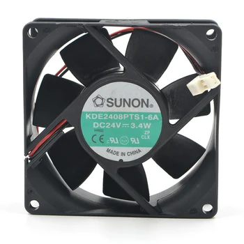 SUNON 8025 8CM DC 24V 3.4 M KDE2408PTS1-6A 2 laidų keitiklis aušinimo ventiliatorius