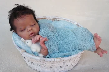 22inch Lėlės Reborn Rinkinio Alexis Saldaus Miego Baby Girl Minkštas Nekilnojamojo Touch Unpainted Nebaigtų 