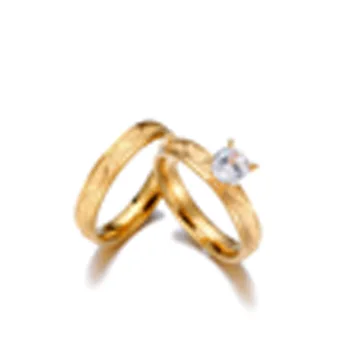 1 Pora Vestuvių Žiedai, Moterų, Vyrų, Poros Žiedas Nustatyti Žada Juostos iš Nerūdijančio Plieno Crystal Wave-Metį Dalyvavimas Papuošalai