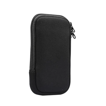 Neopreno Dėklas, Maišelis Sleeve Case For iphone 12 11 Pro Max XR XS Max 12 Mini Už 20 Pastaba S20 Ultra A71 A51 užtrauktukas kortelės lizdas