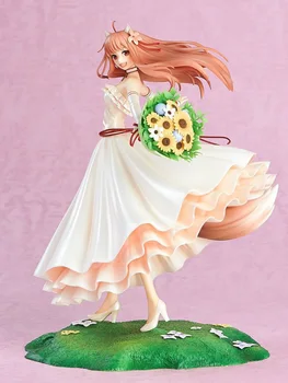 Anime Veiksmų Skaičius, Prieskonių ir Vilkas Pav Žaislai Holo Protingas Mergina Vestuvių Suknelė Anime Grožio Modelis Lėlės