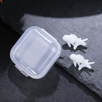 3 Vnt/Set Minkšti Plastikiniai Karosas Modeliai Epoksidinės užpildų Crystal Resin 3D Mini Gyvūnai Modeliavimo Užpildas 