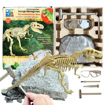 Archeologijos Dinozaurų Iškastinio Skeleto Modelio Vaikų Žaislas Tyrannosaurus Discovery Iškastas 