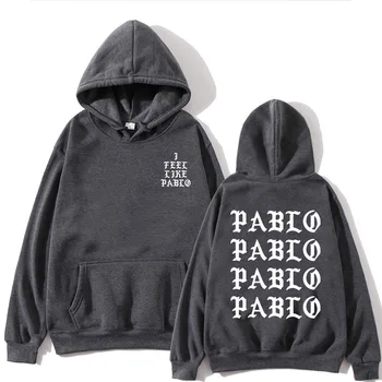 Naujas hoodies, Jaučiu, Kaip Paulius Pablo Kanye West prakaito homme hoodies vyrų Palaidinukė Hoodies Hip-Hop Streetwear Bliuzono pablo hoodie