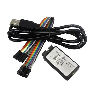 Juoda USB Powered FPGA Derinimo Rankos Duomenų Įkėlimo Tool Logic Analyzer Profesinės 24M 8CH Mikrovaldiklis Mini Matavimo Nešiojamų