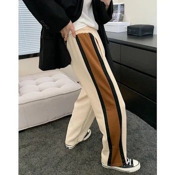 2021 korėjos Stiliaus vyriški Prarasti Tiesiai Atsitiktinis Kelnės Hip-Hop Stiliaus Poilsiu Sweatpants Streetwear Pantalon Homme Kelnės M-2XL