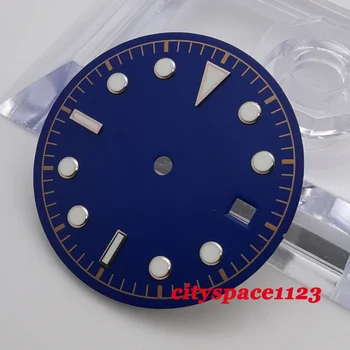 Corgeut 30.5 mm sterilūs šviesos watch dial tinka NH35 ir NH36 judėjimo laikrodžiai