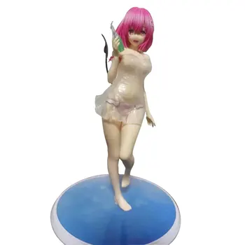 Mylėti Ru Tamsos Momo Belia Deviluke maudymosi kostiumėlį Anime Pav 25CM PVC Veiksmų Skaičius, Žaislų Japonijos Kolekcijos Lėlės Dovana