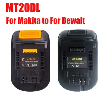 MT20DL Baterija, Adapteris, Skirtas Makita Bl1830 18V Bl1860 Bl1815 Li-Ion Baterija Dewalt 18V 20V Dcb200 Li-Ion Baterija