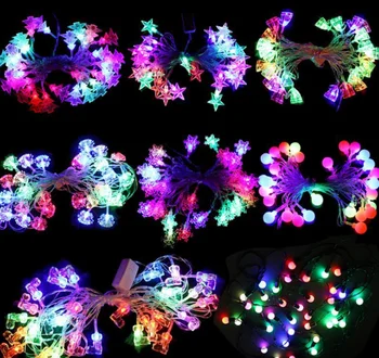 Kalėdų dekoratyvinis LED apšvietimas string šviesos Festivalis Žibintai