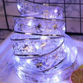 Naujųjų Metų Dovanų Dėžutė 4m 40leds Kalėdinė Dekoracija Namuose LED Juostelės Varinės Vielos Šviesos Eilutę Kalėdos Navidad Dekoro Baterija