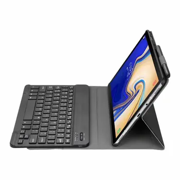 Keyboard Case for Samsung Galaxy Tab S4 10.5 SM T830 T835 T837 Planšetinio kompiuterio Dangtelis, Klaviatūros, su 7 spalvų Apšvietimu ir šviesos 