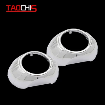 TAOCHIS 3,0 colių Kaukė HELLA 3R G5 Koito Q5 Bi-xenon Led Projektoriaus Objektyvas Gaubtų Objektyvas Kaukė Dekoratyvinis Dangtelis Įrengti Žibintai