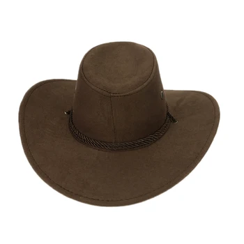 2021 Naują Atvykimo Vyrai Moterys 3 spalvos Didelis kraštų skrybėlę kaubojaus skrybėlę žmogui millinery lauko skrybėlę sunbonnet atsitiktinis mados vyriškos kepurės