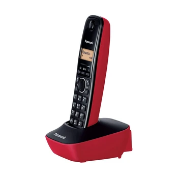 Panasonic KX-TG1611-bevielio fiksuoto telefono (LCD, skambintojo ID, 50 numerį darbotvarkę, žadintuvas, laikrodis),