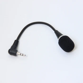 Nešiojamas Mikrofonas Mini 3,5 mm Jack Talpos Lankstus Mikrofonas Mic Mobiliųjų Telefonų PC Laptop Notebook Juoda